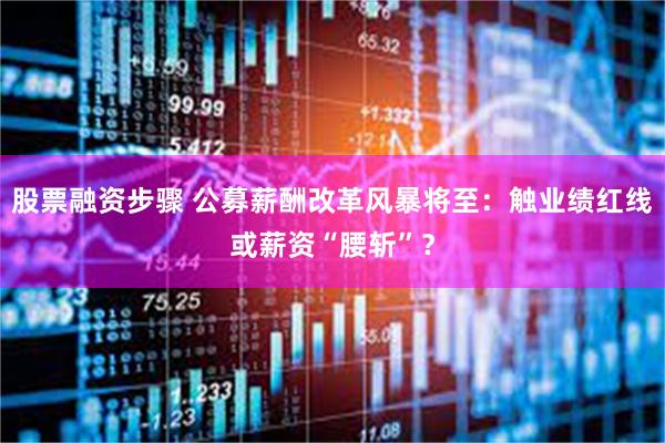 股票融资步骤 公募薪酬改革风暴将至：触业绩红线或薪资“腰斩”？