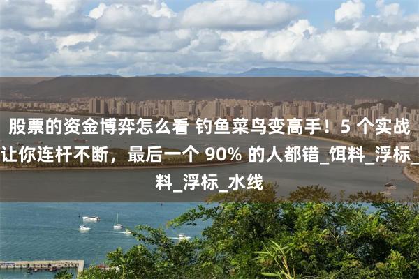 股票的资金博弈怎么看 钓鱼菜鸟变高手！5 个实战技巧让你连杆不断，最后一个 90% 的人都错_饵料_浮标_水线