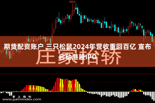 期货配资账户 三只松鼠2024年营收重回百亿 宣布启动港股IPO